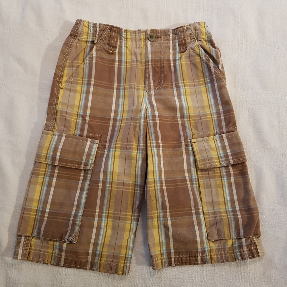 Mini Boden boys plaid size 5-6 years
